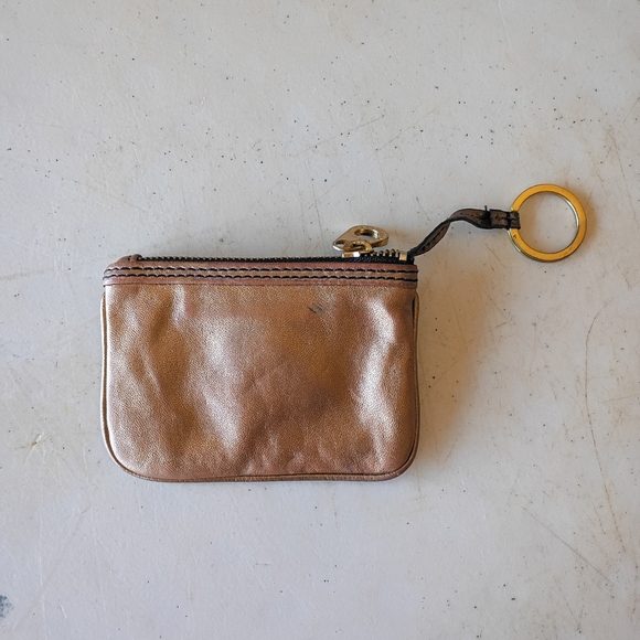 Marc Jacobs Metallic Leather Coin Purse - Picture 4 of 11